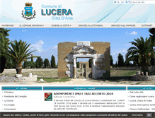 Tablet Screenshot of comune.lucera.fg.it